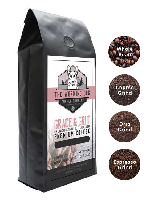 Grace & Grit French Vanilla Medium Roast Coffee