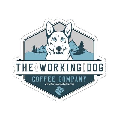 Working Dog Coffee Company Sticker - Winter Blue
