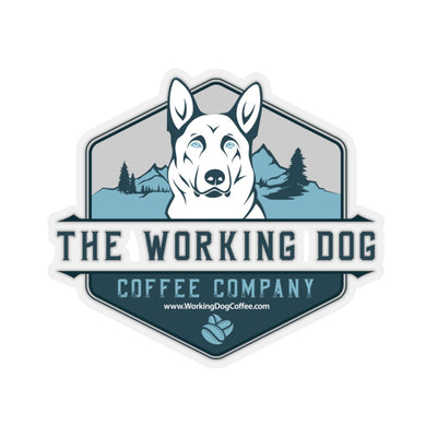 Working Dog Coffee Company Sticker - Winter Blue