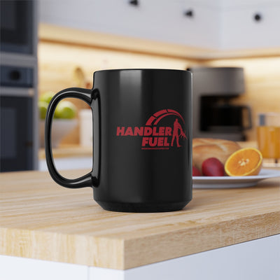 Handler Fuel, Red on Black 15oz Mug