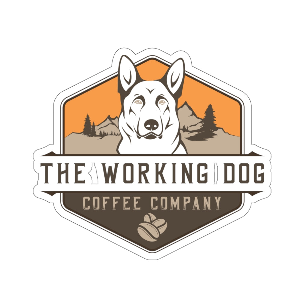 Working Dog Coffee Company Sticker - Sunrise to Sunset
