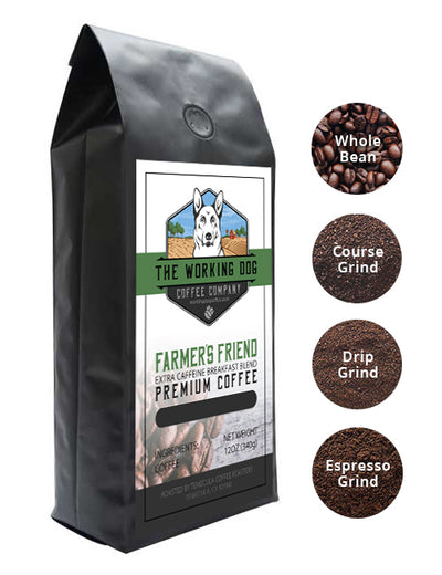 Farmer's Friend Extra Caffeinated Breakfast Blend Coffee