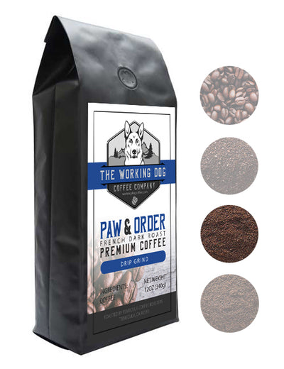 Paw & Order French Dark Roast Coffee