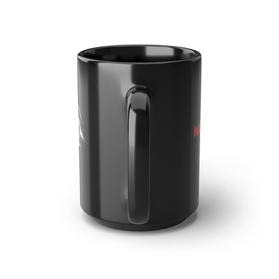 Handler Fuel, Red & White on Black 15oz Mug